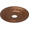 Ekena Millwork Dublin Ceiling Medallion (Canopies up to 5 1/8"), 17 7/8"OD x 3 5/8"ID x 1 1/4"P, Polished Copper CM17DUPOS - alternate 3